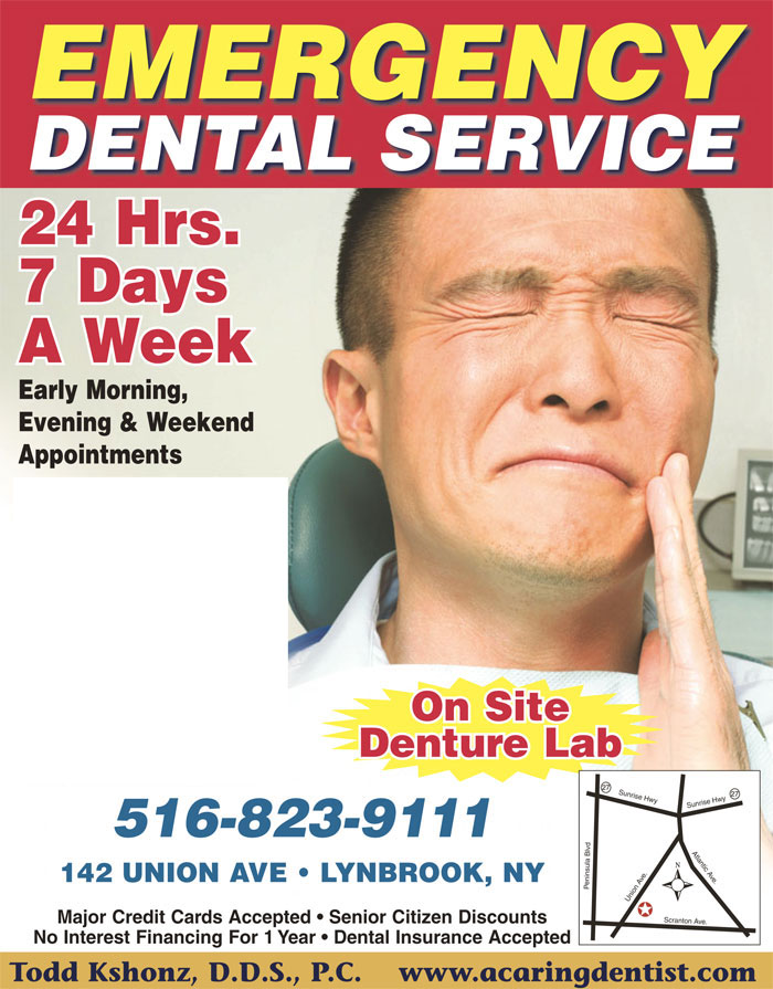 dental emergency long island - lynbrook dentist, rockville centre dentist, valley stream dentist - oceanside dentist - baldwin dentist